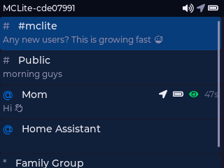 Conversation list