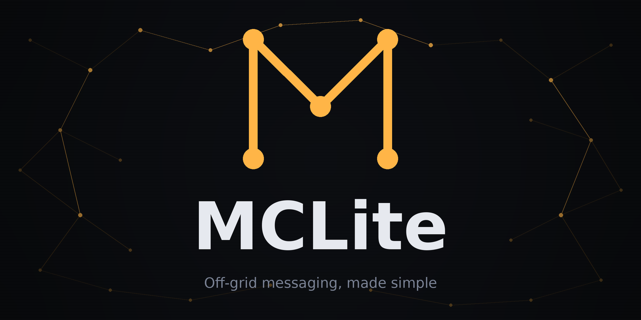 MCLite — Off-grid messaging, made simple